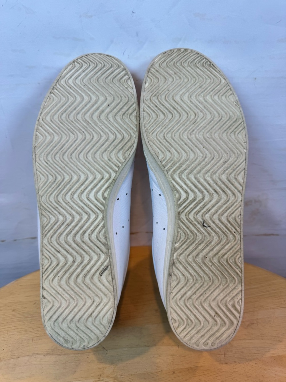 Adidas | White Leather Lacombe Lace-Up Sneaker, 8.5 - Picture 11 of 12